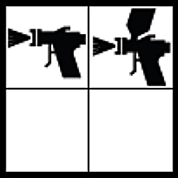 Application pistolet, airless
